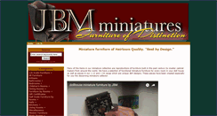 Desktop Screenshot of jbmminiatures.com