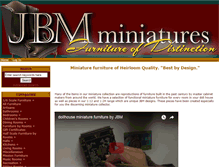 Tablet Screenshot of jbmminiatures.com